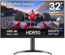 32UR550K-B.AFB LG 32UR550K-B UltraFine 31.5" VA 4K UHD 3840x2160 Monitor, HDMI, DP